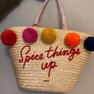 Kate Spade Brand New Straw Tote